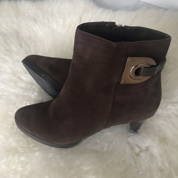 Women’s ankle boots size 8.5 ,Brow, - Picture 2 of 10